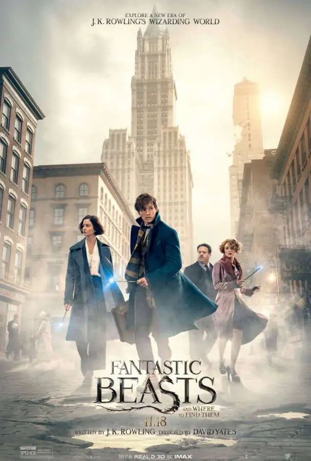 دانلود فیلم جانوران شگفت انگیز و زیستگاه آنها Fantastic Beasts and Where to Find Them 2016
