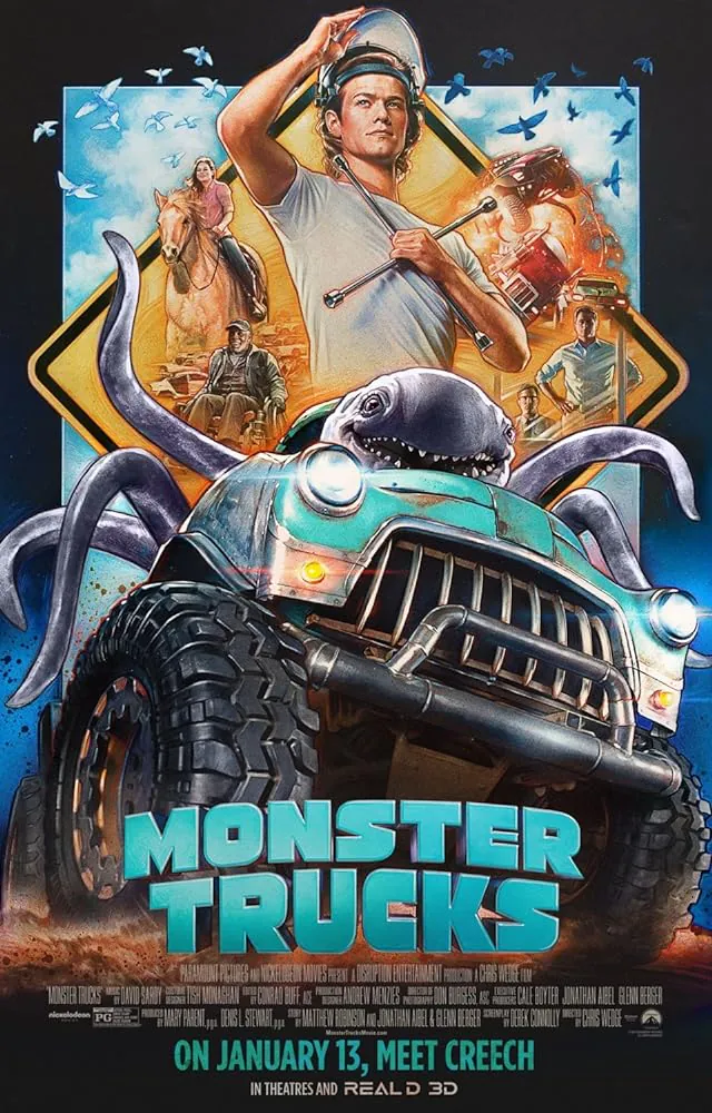 دانلود فیلم ماشین‌های هیولا Monster Trucks 2016