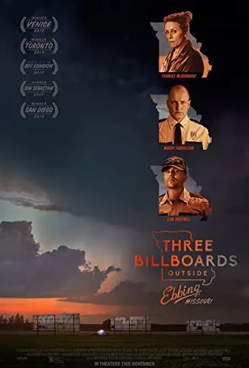 دانلود فیلم سه بیلبوردهای خارج از ابینگ میزوری Three Billboards Outside Ebbing, Missouri 2017 دوبله فارسی