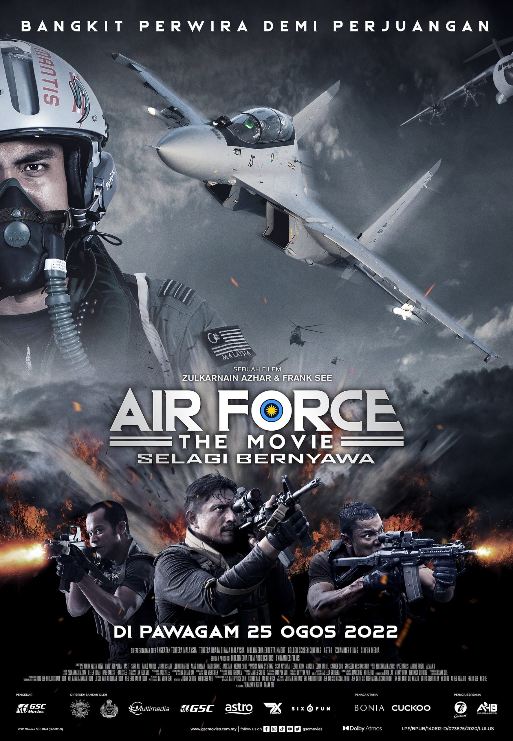 دانلود فیلم نیروی هوایی سلاگی برنیاوا Air Force: The Movie – Selagi Bernyawa 2022