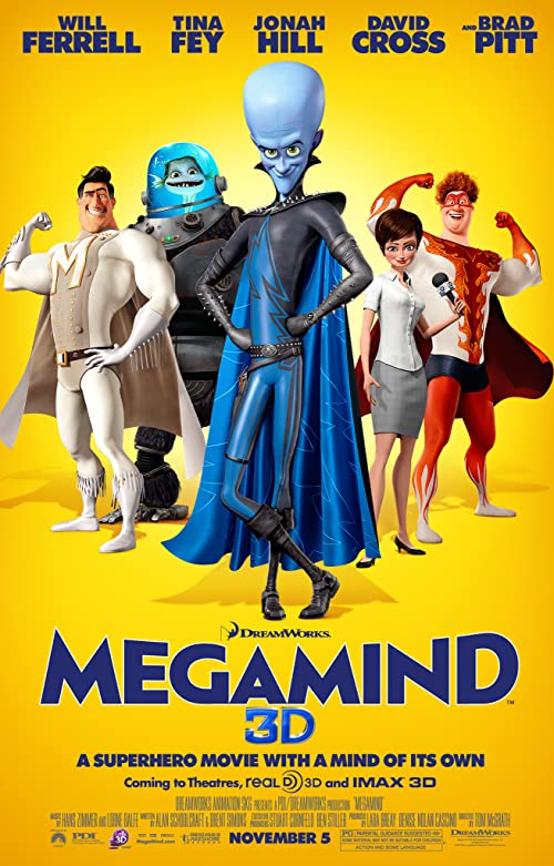 دانلود انیمیشن مگامایند Megamind 2010 دوبله فارسی