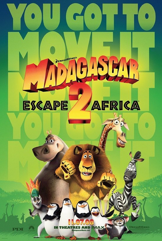 دانلود فیلم ماداگاسکار 2: فرار به آفریقا Madagascar: Escape 2 Africa 2008 دوبله فارسی