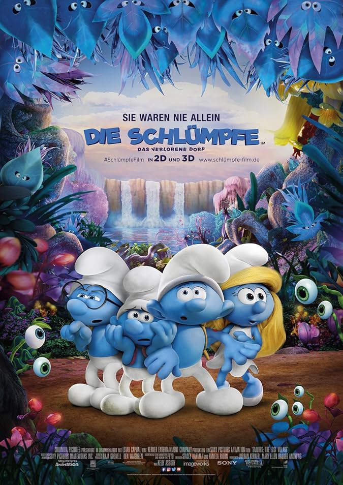 دانلود فیلم اسمورف ها دهکده گمشده Smurfs: The Lost Village 2017 با دوبله فارسی