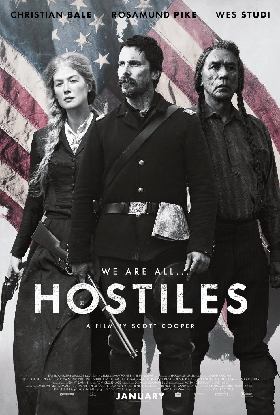 دانلود فیلم متخاصمان hostiles 2017 دوبله فارسی