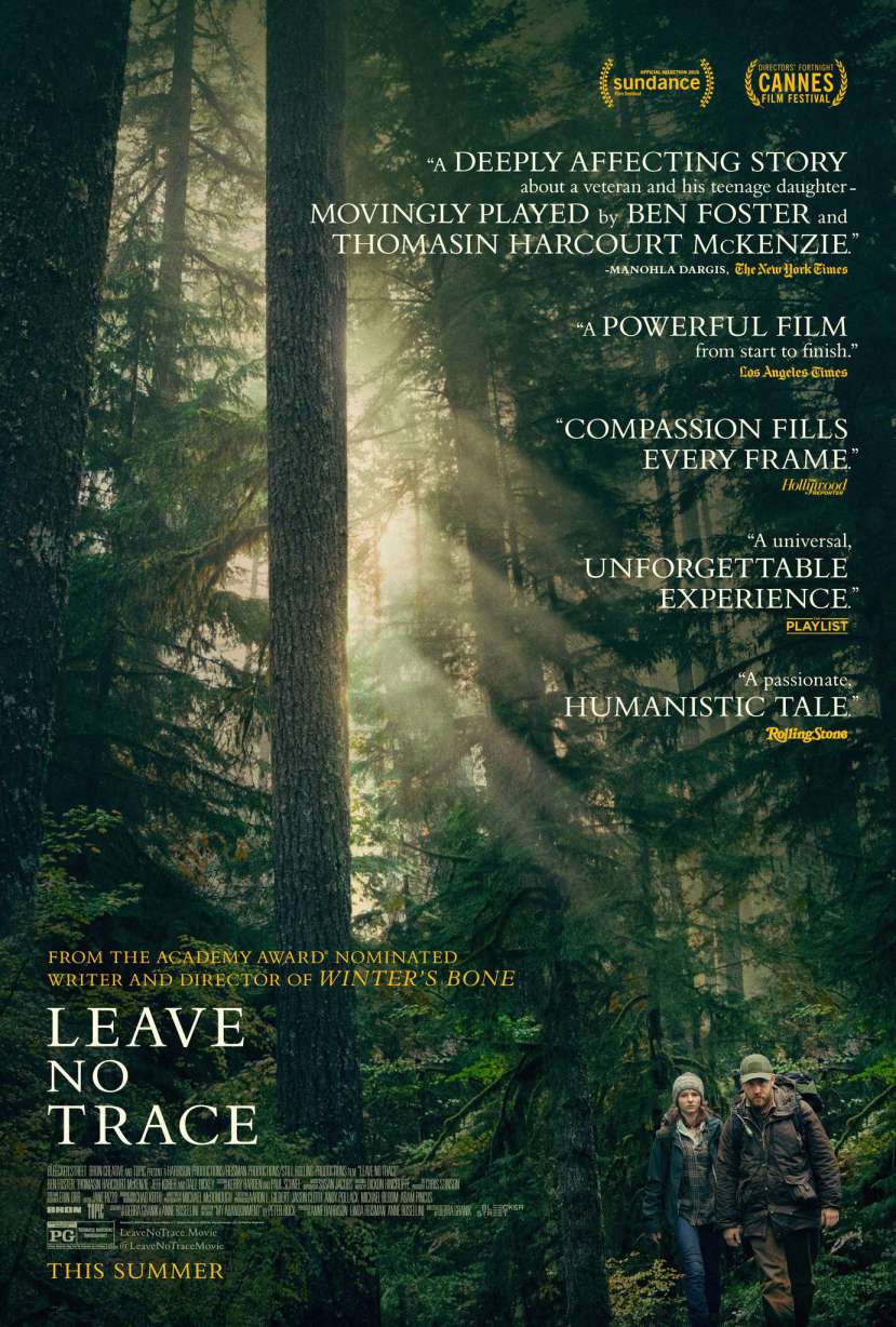 دانلود فیلم ردپایی از خود نگذار Leave No Trace 2018 دوبله فارسی